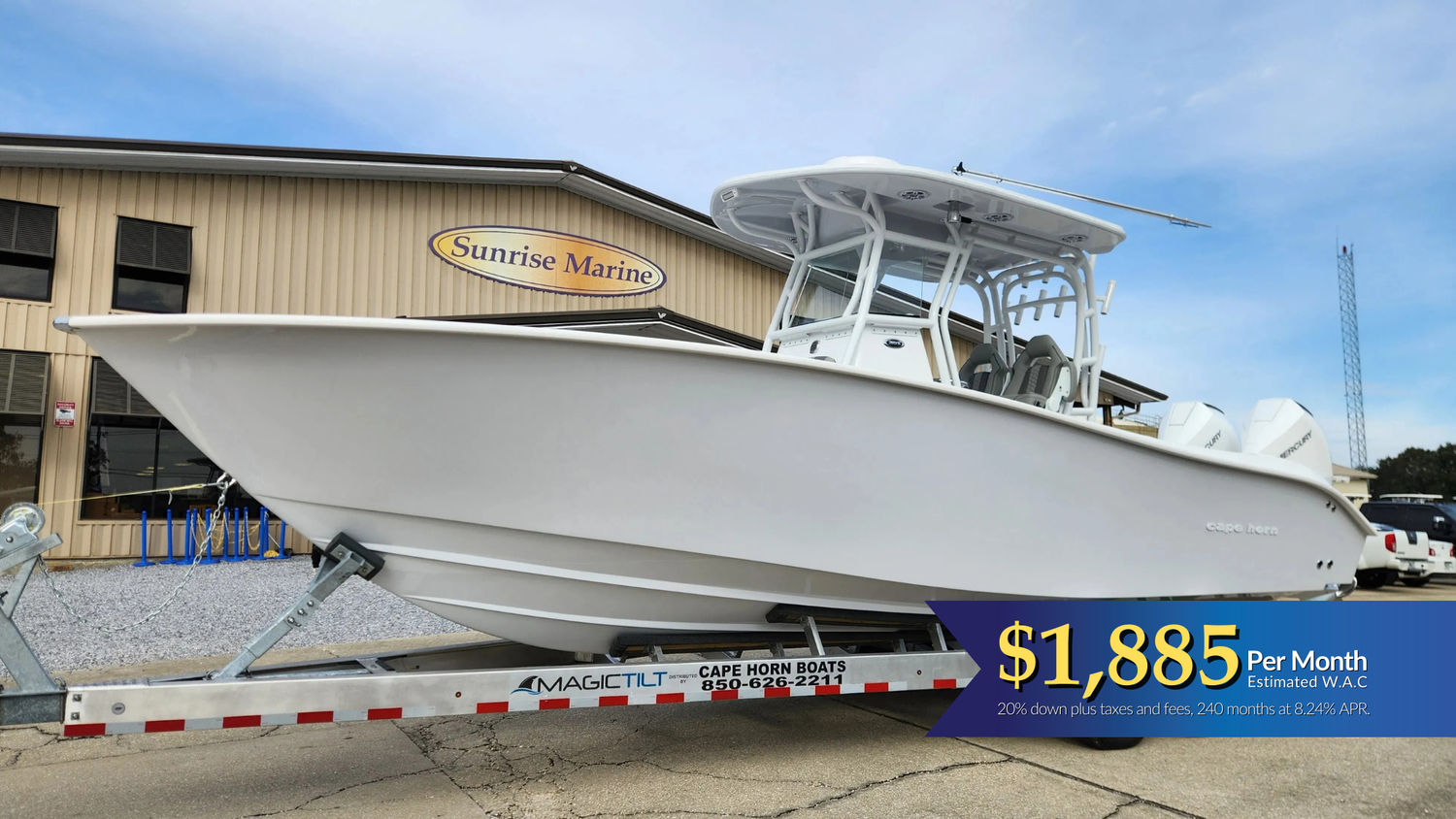 New 2025 CAPE HORN 28 XS in Mary Esther, FL | Sunrise Marine